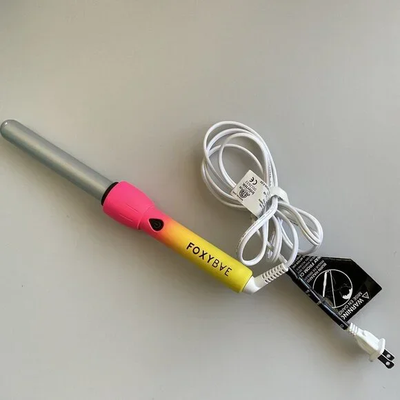 FOXY BAE CURLING WAND 25MM NEON ELECTRIC DREAM CURLING IRON LIKE NEW